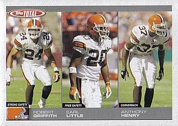 2004 Topps Total #312 Robert Griffith / Earl Little / Anthony Henry Front