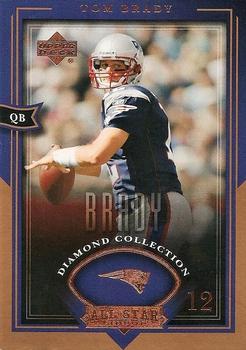 2004 Upper Deck Diamond Collection All-Star Lineup #6 Tom Brady Front
