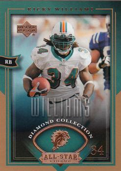 2004 Upper Deck Diamond Collection All-Star Lineup #59 Ricky Williams Front