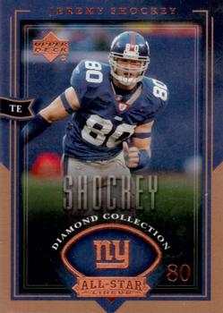 2004 Upper Deck Diamond Collection All-Star Lineup #69 Jeremy Shockey Front