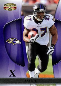 2009 Donruss Gridiron Gear - Silver X's #76 Ray Rice Front