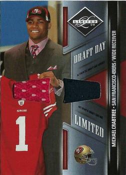 2009 Donruss Limited - Draft Day Combos #4 Michael Crabtree Front