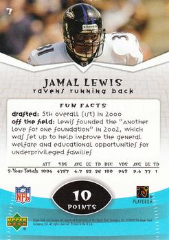 2004 Upper Deck Power Up #7 Jamal Lewis Back
