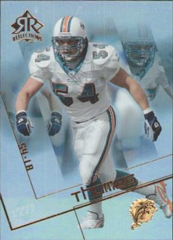 2004 Upper Deck Reflections #51 Zach Thomas Front