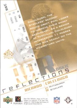 2004 Upper Deck Reflections #155 Ricardo Colclough Back