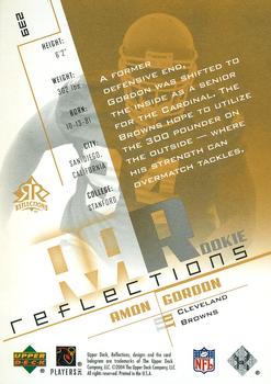 2004 Upper Deck Reflections #239 Amon Gordon Back