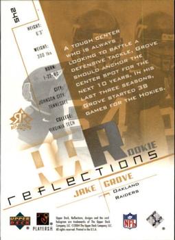 2004 Upper Deck Reflections #245 Jake Grove Back