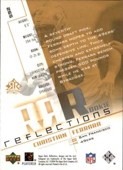 2004 Upper Deck Reflections #265 Christian Ferrara Back