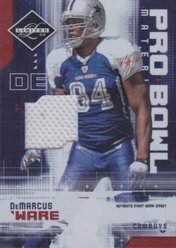 2009 Donruss Limited - Pro Bowl Materials #2 DeMarcus Ware Front