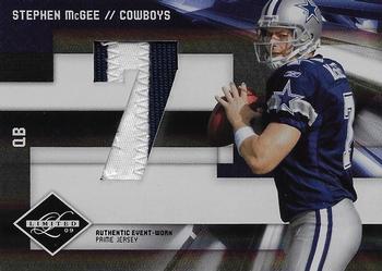 2009 Donruss Limited - Rookie Jumbo Jerseys Jersey Number Prime #29 Stephen McGee Front