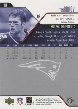 2004 Upper Deck #114 Tom Brady Back