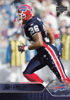 2004 Upper Deck #26 Lawyer Milloy Front