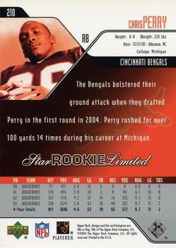 2004 Upper Deck #210 Chris Perry Back