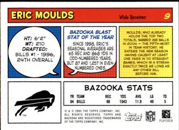 2005 Bazooka #9 Eric Moulds Back