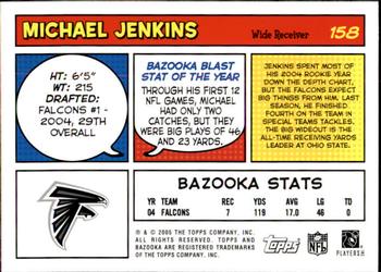 2005 Bazooka #158 Michael Jenkins Back