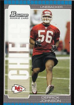 2005 Bowman #117 Derrick Johnson Front