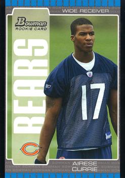 2005 Bowman #139 Airese Currie Front