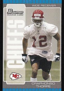 2005 Bowman #153 Craphonso Thorpe Front