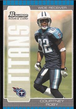 2005 Bowman #163 Courtney Roby Front
