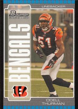 2005 Bowman #242 Odell Thurman Front