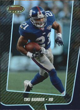 2005 Bowman's Best #1 Tiki Barber Front