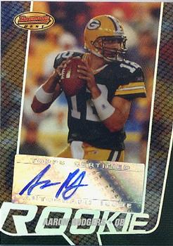 2005 Bowman's Best #129 Aaron Rodgers Front