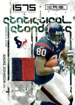 2009 Donruss Rookies & Stars - Statistical Standouts Materials Prime #11 Andre Johnson Front