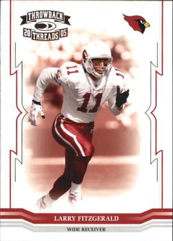 2005 Donruss Throwback Threads #4 Larry Fitzgerald Front