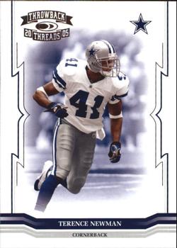 2005 Donruss Throwback Threads #42 Terence Newman Front