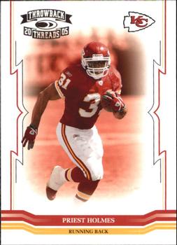 2005 Donruss Throwback Threads #72 Priest Holmes Front