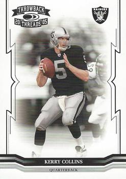 2005 Donruss Throwback Threads #106 Kerry Collins Front