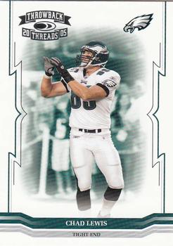 2005 Donruss Throwback Threads #109 Chad Lewis Front