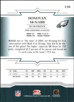 2005 Donruss Throwback Threads #110 Donovan McNabb Back