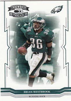 2005 Donruss Throwback Threads #114 Brian Westbrook Front