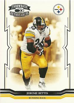 2005 Donruss Throwback Threads #119 Jerome Bettis Front