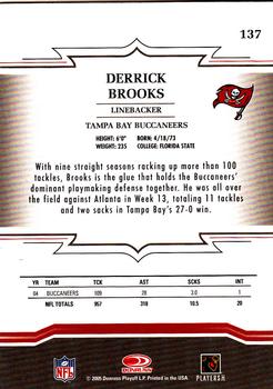2005 Donruss Throwback Threads #137 Derrick Brooks Back