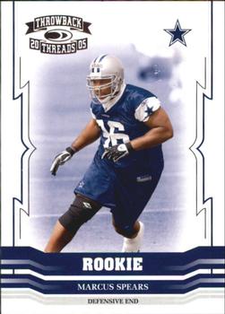 2005 Donruss Throwback Threads #159 Marcus Spears Front