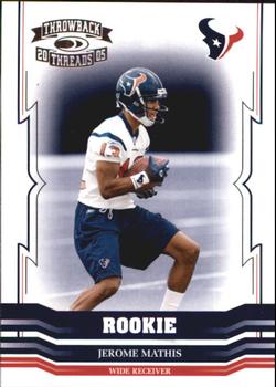 2005 Donruss Throwback Threads #171 Jerome Mathis Front