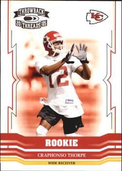2005 Donruss Throwback Threads #172 Craphonso Thorpe Front