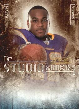2009 Donruss Rookies & Stars - Studio Rookies Gold #6 Percy Harvin Front