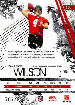 2009 Donruss Rookies & Stars Longevity #163 John Parker Wilson Back