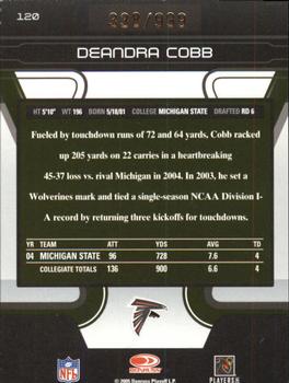 2005 Donruss Zenith #120 Deandra Cobb Back