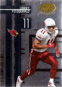 2005 Leaf Certified Materials #3 Larry Fitzgerald Front