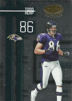 2005 Leaf Certified Materials #10 Todd Heap Front