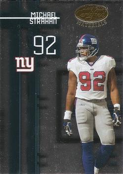 2005 Leaf Certified Materials #78 Michael Strahan Front