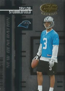2005 Leaf Certified Materials #200 Taylor Stubblefield Front