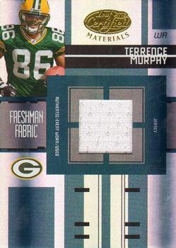 2005 Leaf Certified Materials #FF-226 Terrence Murphy Front