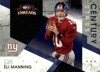 2009 Donruss Threads - Century Stars #7 Eli Manning Front