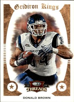 2009 Donruss Threads - College Gridiron Kings #16 Donald Brown Front