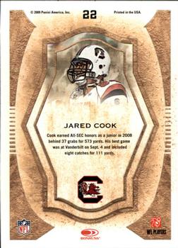 2009 Donruss Threads - College Gridiron Kings #22 Jared Cook Back